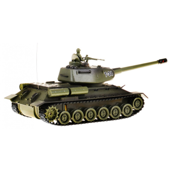 Zdalnie sterowany czołg T-34 dla dzieci 3+ Zielony model Strzelający 1:28 + Wielka Bitwa Czołgów + Dźwięki Światła